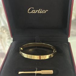Cartier Love Bracelet •18K Gold • Classic Screw Design