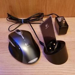 Logitech M-RBA97 Bluetooth MX1000 Laser Wireless Cordless Mouse w/ L-LK10 Charge
