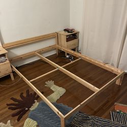 Full Size Mattress And IKEA Bed Frame