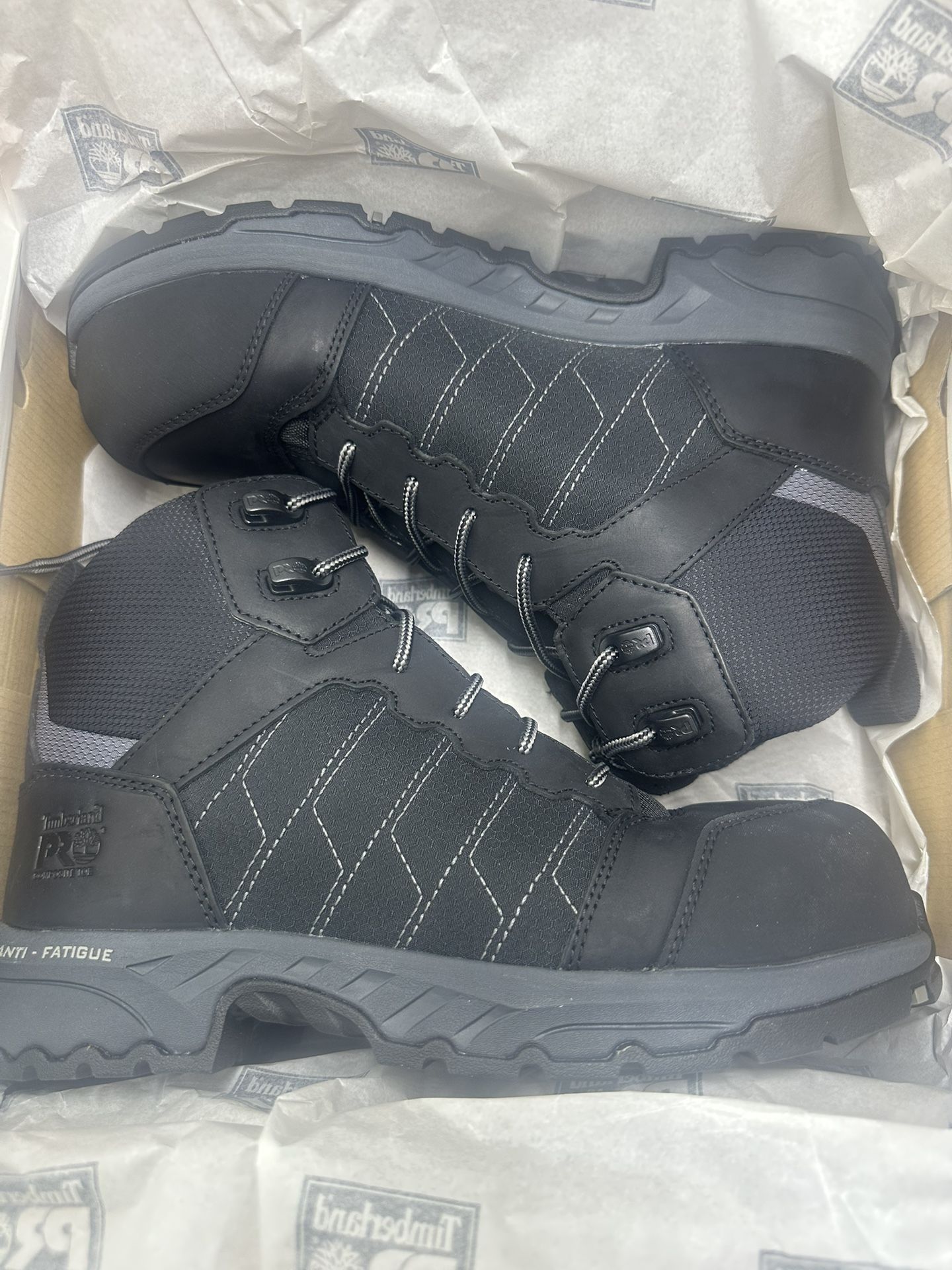 Timberland Pro Payload 6” Composite Safety Toe Black Sz 7M - Brand New