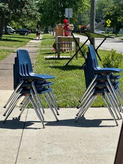 Lakeshore table and 11 chairs