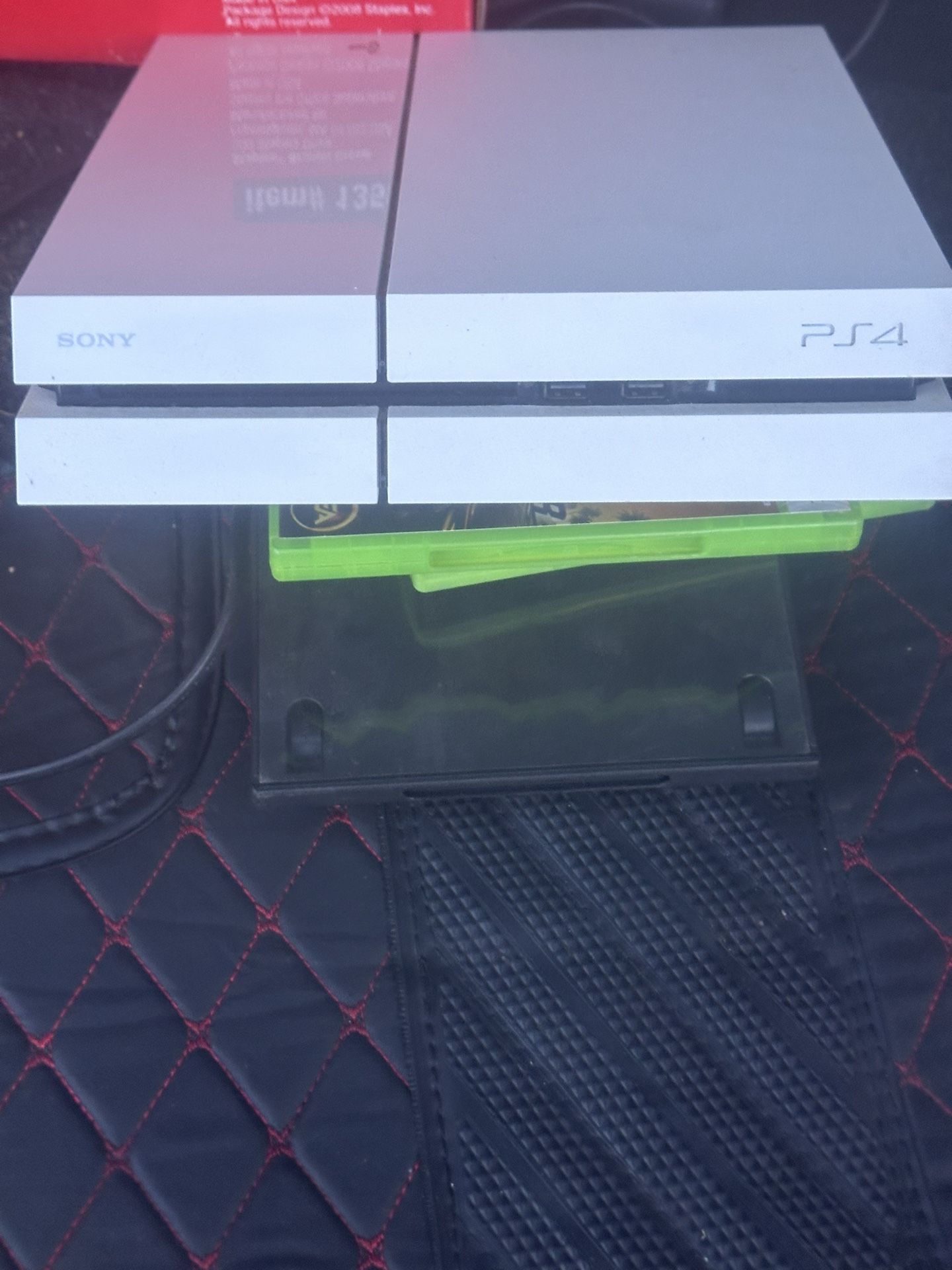PS4 and games and two controllers