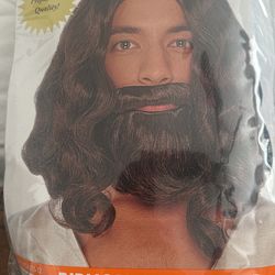 Biblical Wig And Beard