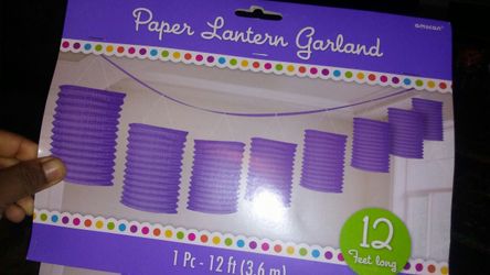 Purple paper Lanterns !!
