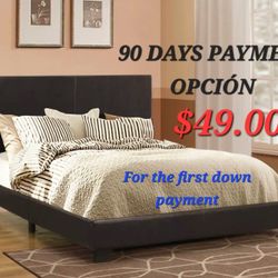 Brand New Queen Bed Frame With One Payment  $49