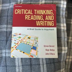 Critical thinking, Reading, And Writing 