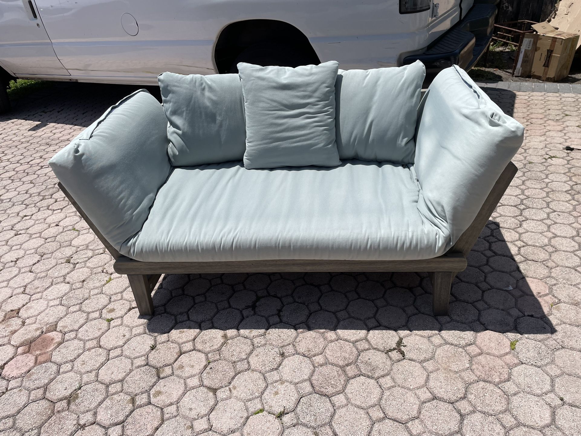Sofa / Bed With Cushions (Already Washed) In Good Condition $60 Firm On Price
