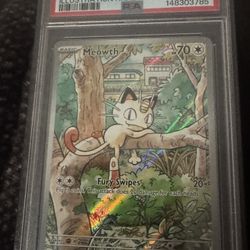2025 Phantasmal Flames Meowth Illustration 