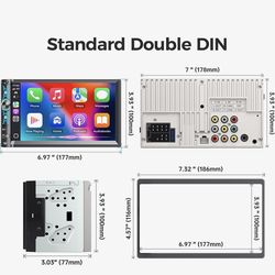 7” dash screen touchscreen