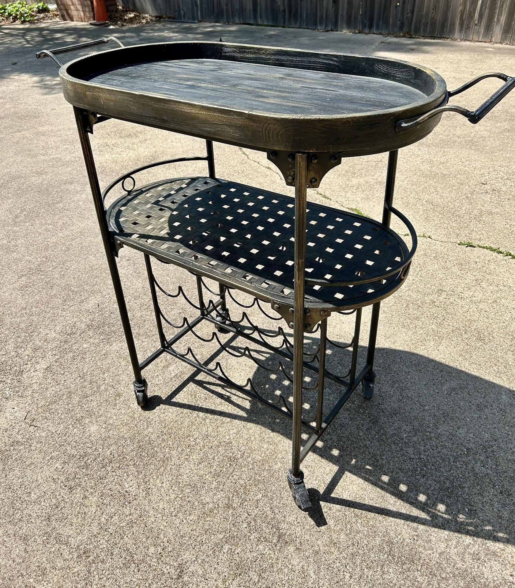 Bar Serving Cart