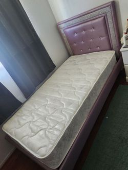 Bed frame and mattress