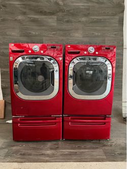 LG Steam washer and gas dryer