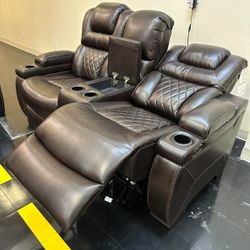 Power Reclining Sofa and Loveseat Warnerton