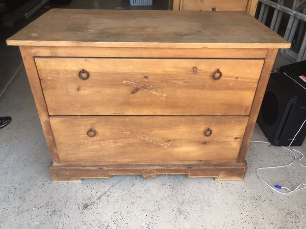 Rustic Mexican dresser or lateral file cabinet for Sale in Gilbert, AZ ...