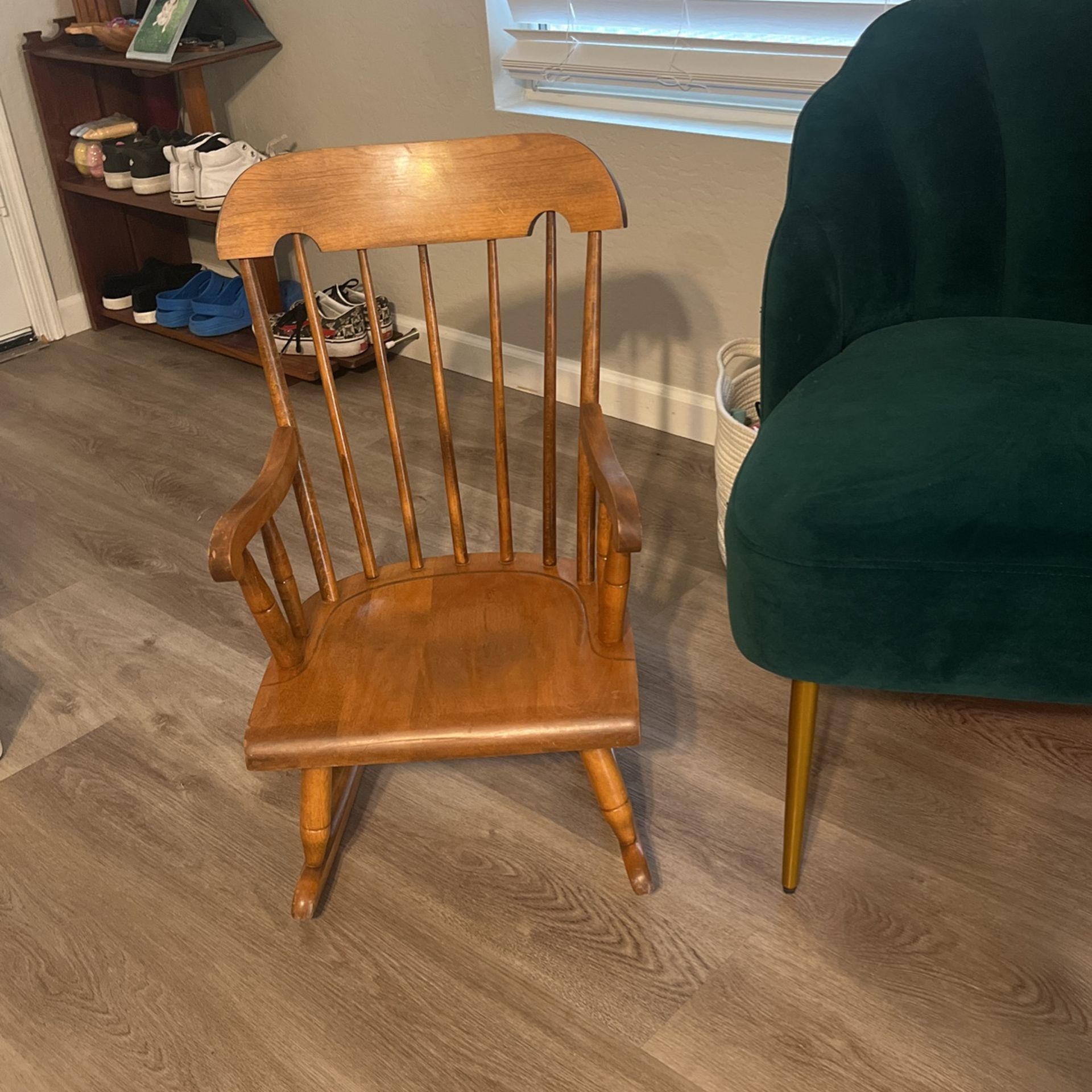Antique Nichols & Stone Co. Toddler Rocking Chair