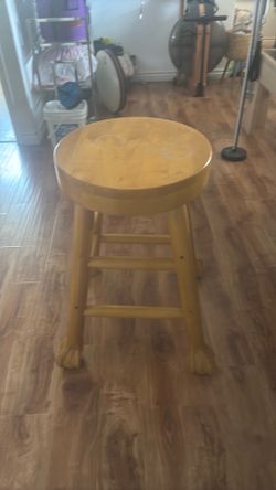 beechwood claw stool