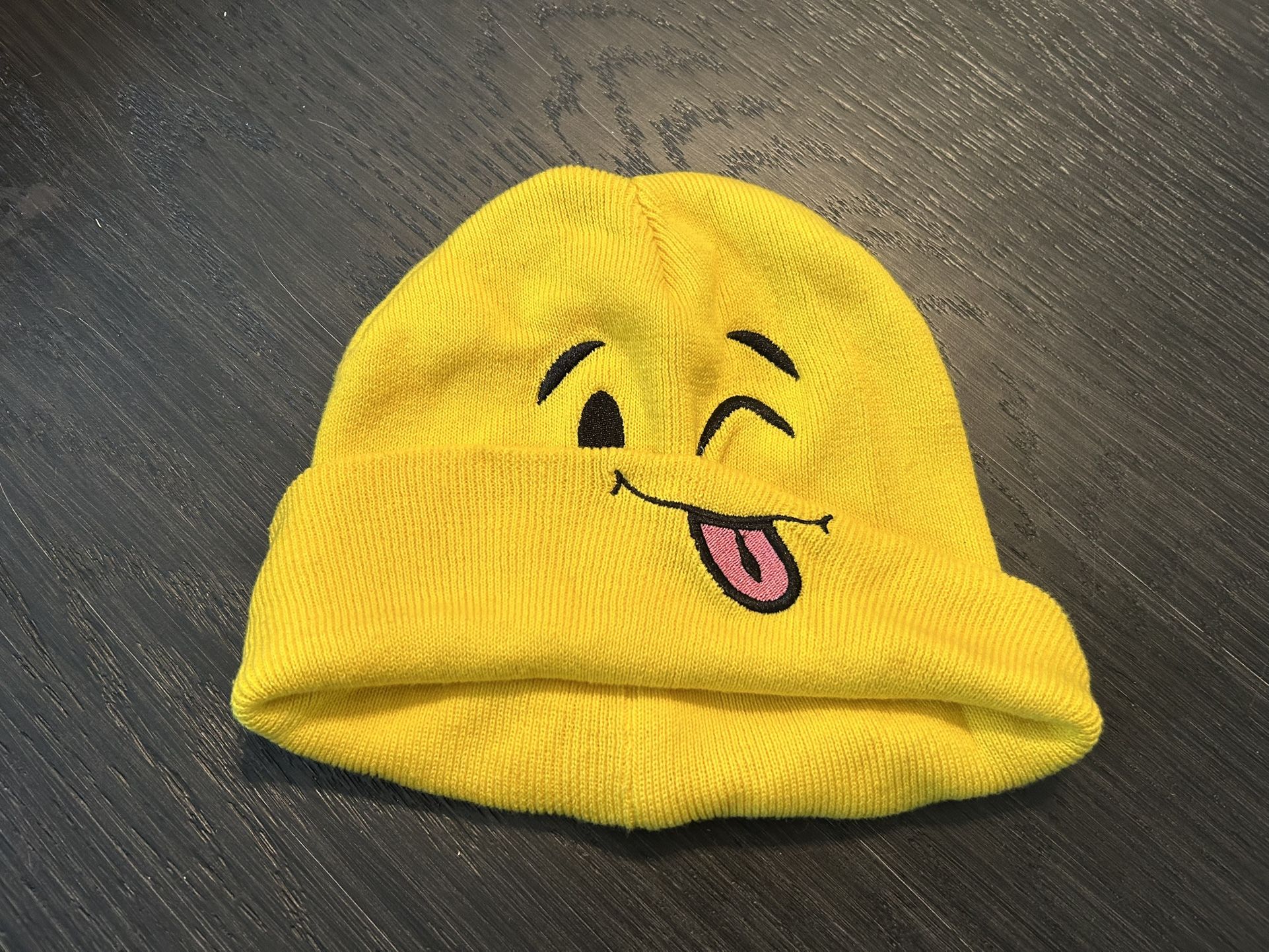 Yellow Emoji Beanie