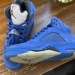 Jordan 5 Retro Blue Suede