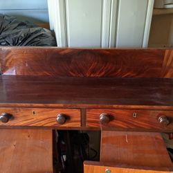 Two Drawers - Dresser Topper - Real Wood