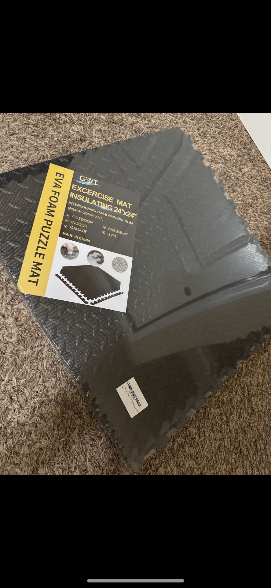 Restocked! 24x24 6 Pack Gym Mats