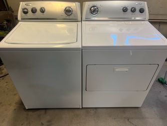 Juego de lavadora y secadora Whirlpool Heavy, Duty, tina grande