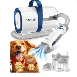 Oneisall Dog Grooming Kit Vacuum