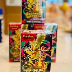 SEALED Pokemon TCG Mega Evolution Ascended Heroes Booster Bundle Box 6 Packs Elite