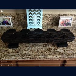 Pier 1 Rustic Candle Holder Centerpiece