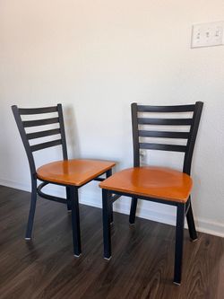 Dining Room Chairs. Heavy Duty Metal/ 2 Available