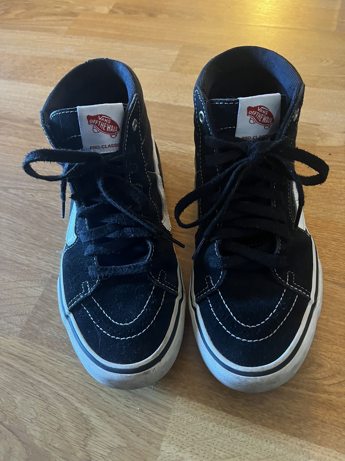 Vans Black Sneakers Size 7