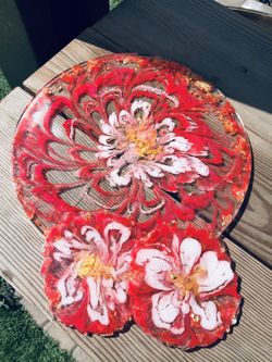 Tray And Coaster Set 