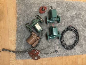 Lot Of Taco Hydronic Circulator Pumps - Cast Iron