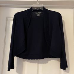 Jessica Howard Cropped Cardigan Sweater 