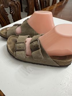 Green Birkenstock Slipper Size 38