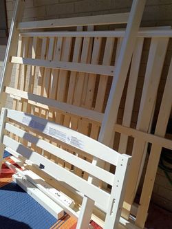 Full size bunk beds with mattresses