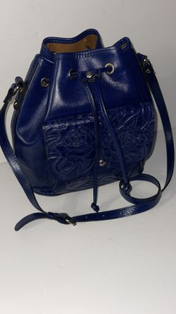 Patricia Nash Leather Drawstring Bag