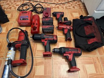 Snap-on Cordless Power Tools with Bag