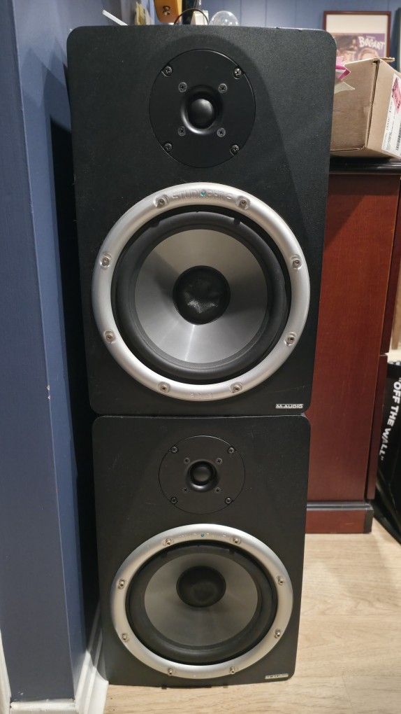Pair Of M audio Studio Monitors