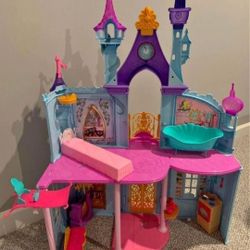 Disney Barbie Castle And Princess Barbies