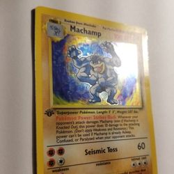 Machamp 1st Edition holographic 8 /102