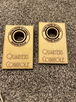 Corn Hole Quarters Game