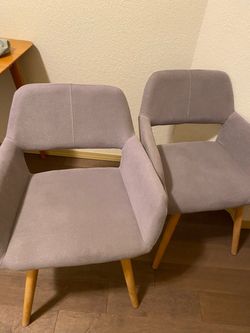 Grey dining room/accents chairs