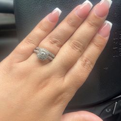 White Gold Ring With Band 