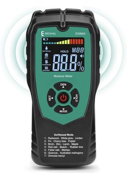 ERICKHILL Pinless Wood Moisture Meter, Non-Destructive Wall Moisture Meter for D