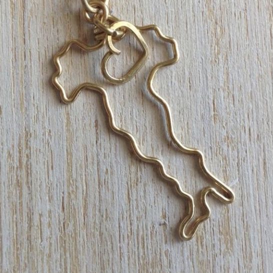 ITALY Silver Necklace Charm