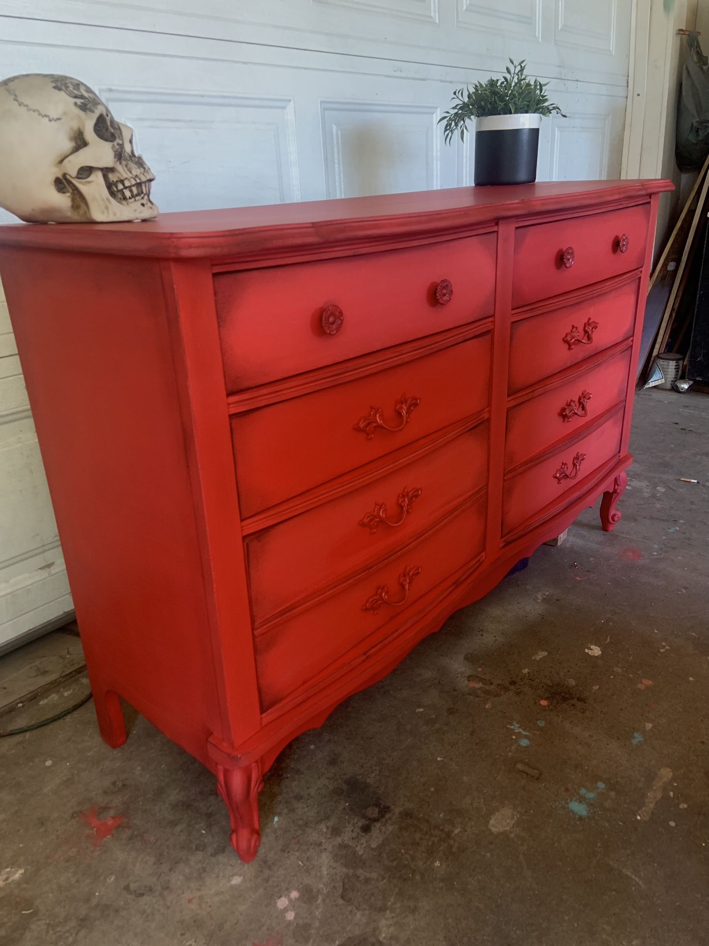 Beautiful Red Dresser 