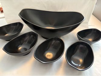 Mid-Century Melamine Salad Set