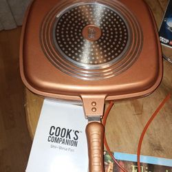 Cooks Companion Copper Flip Pan Set