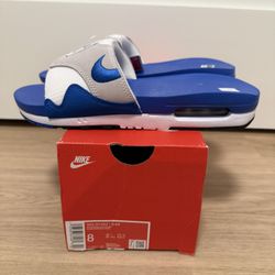 Nike Air Max 1 Slide “Royal” Men’s Size 8 FJ4007-100