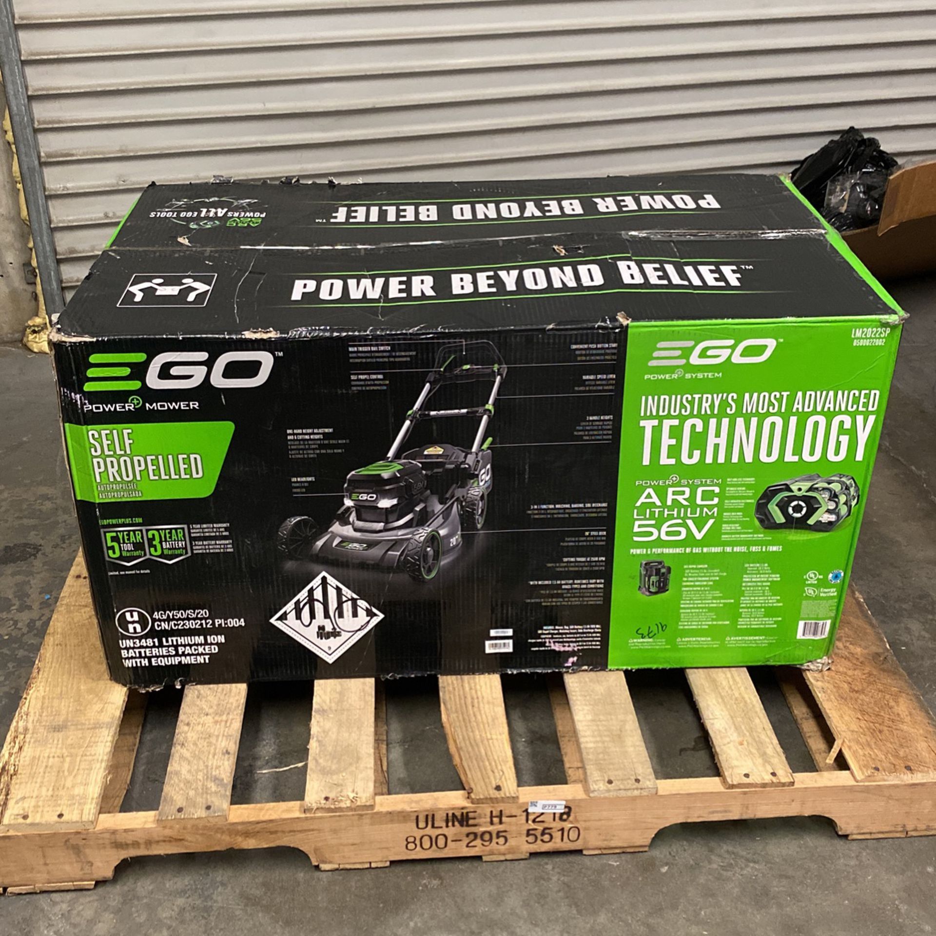 Ego Power+ Mower W/ Battery + Charger, LM2022SP